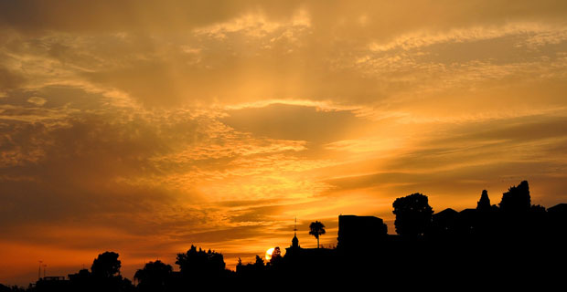Atardecer en Malaga